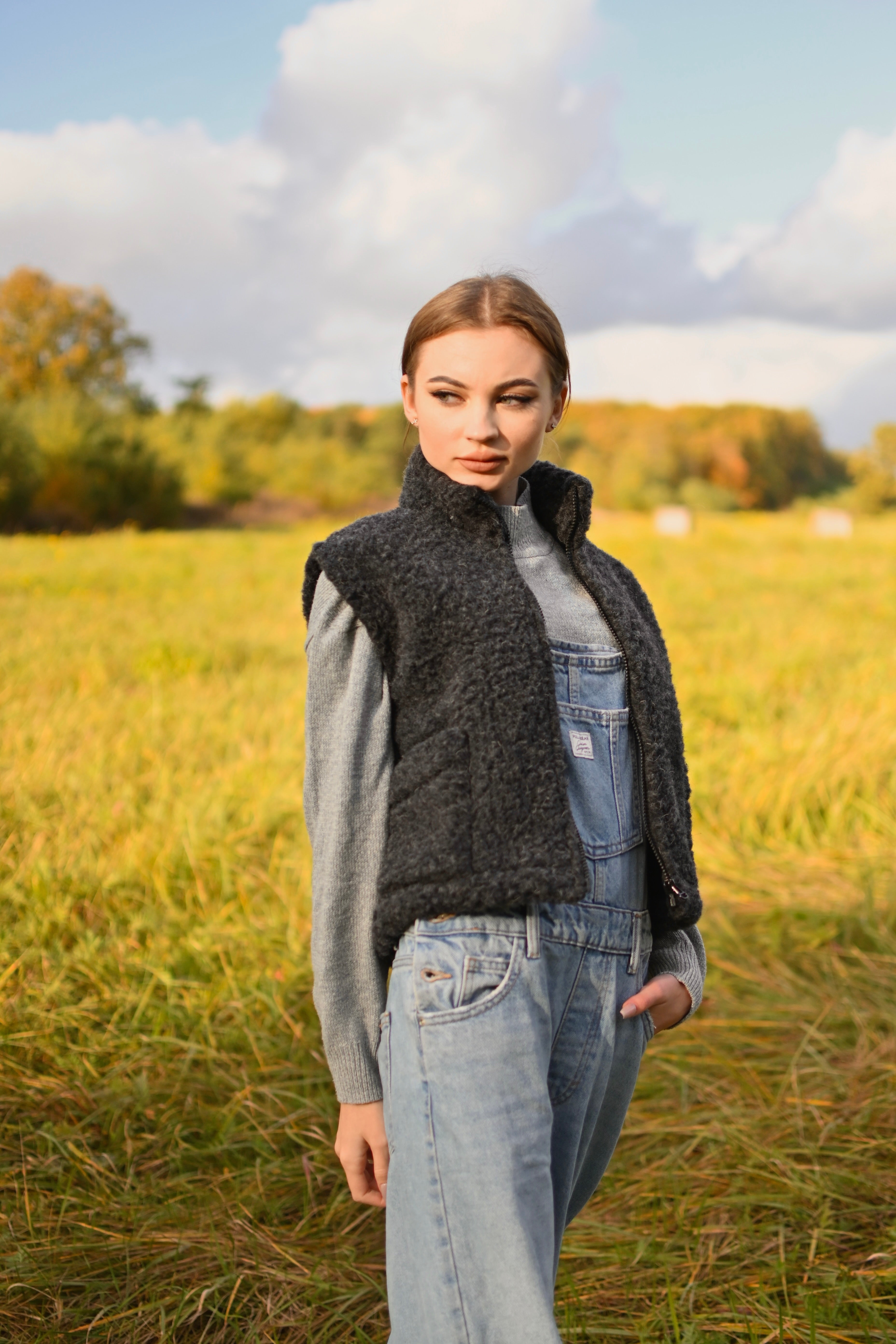 Kamizelka damska  czarna