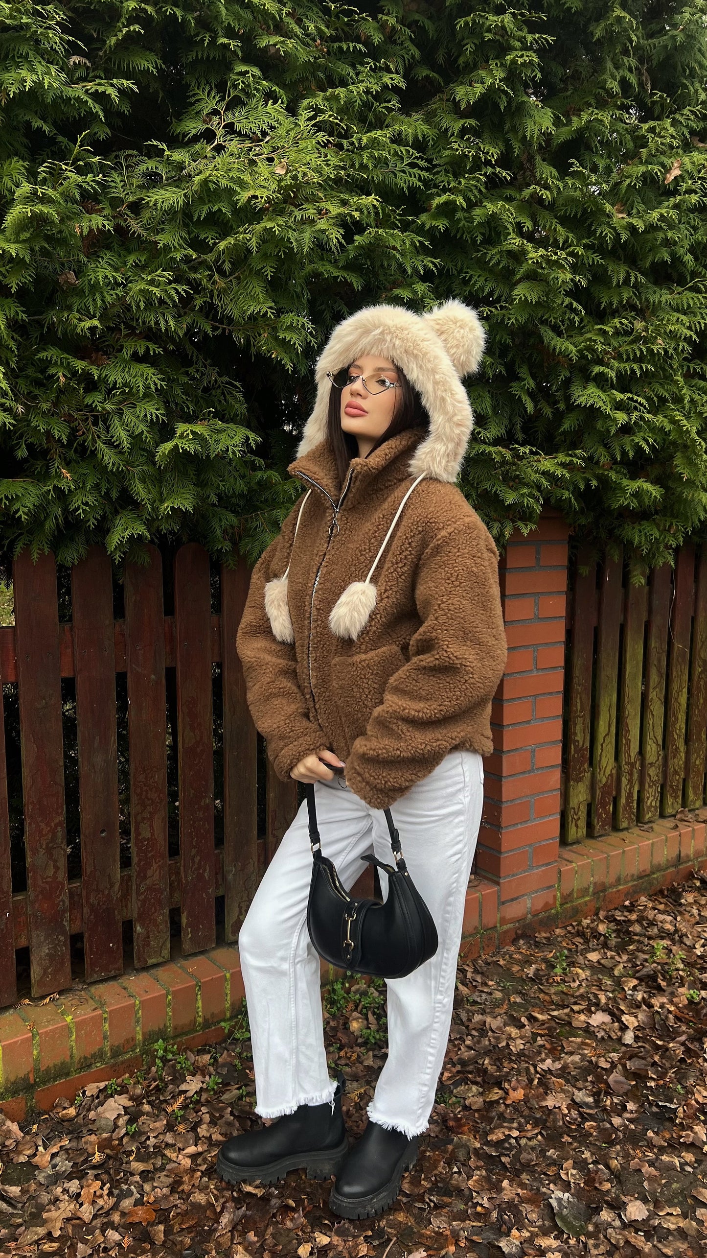 LUMI Jacke Braun - Woll-Teddyjacke | Woll-Teddyjacke