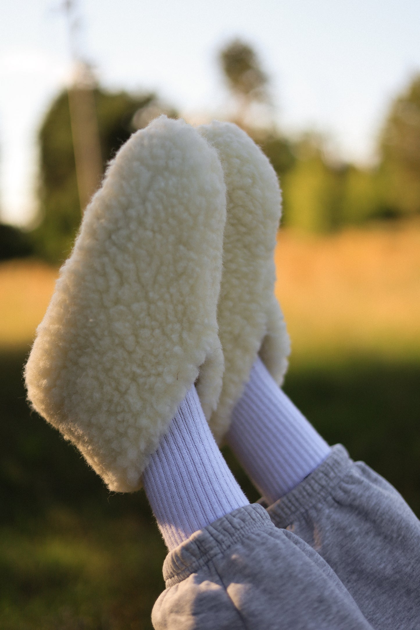 Merino Hausschuhe | 100% Schafwolle | Ecru