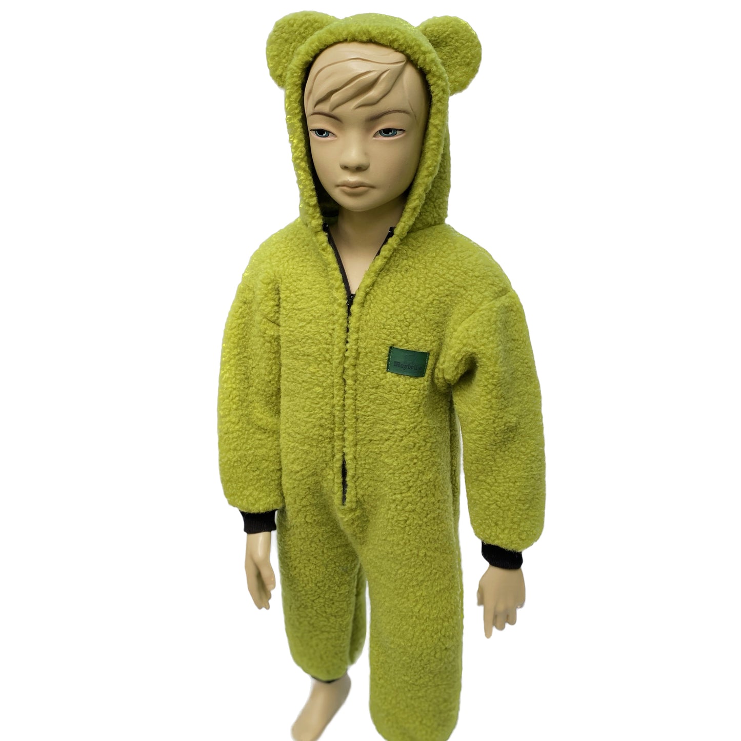 Kinder Overall aus 100% Wolle mit Bärenohren – Größe 86/92 – Maybell's Outlet