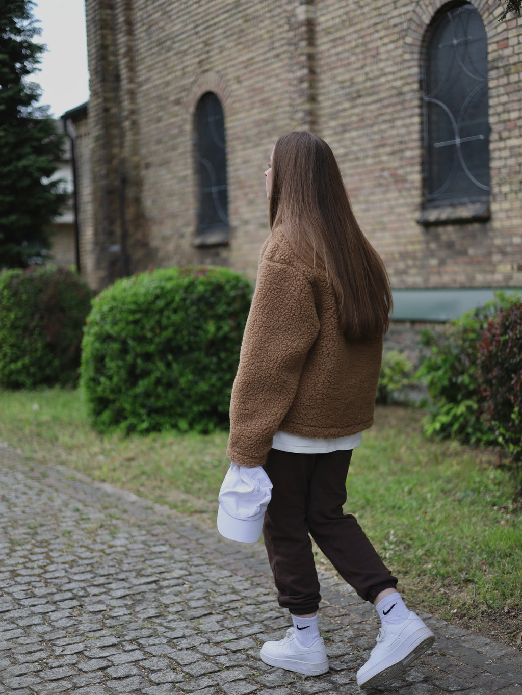 Wełniana kurtka Teddy Half Zip