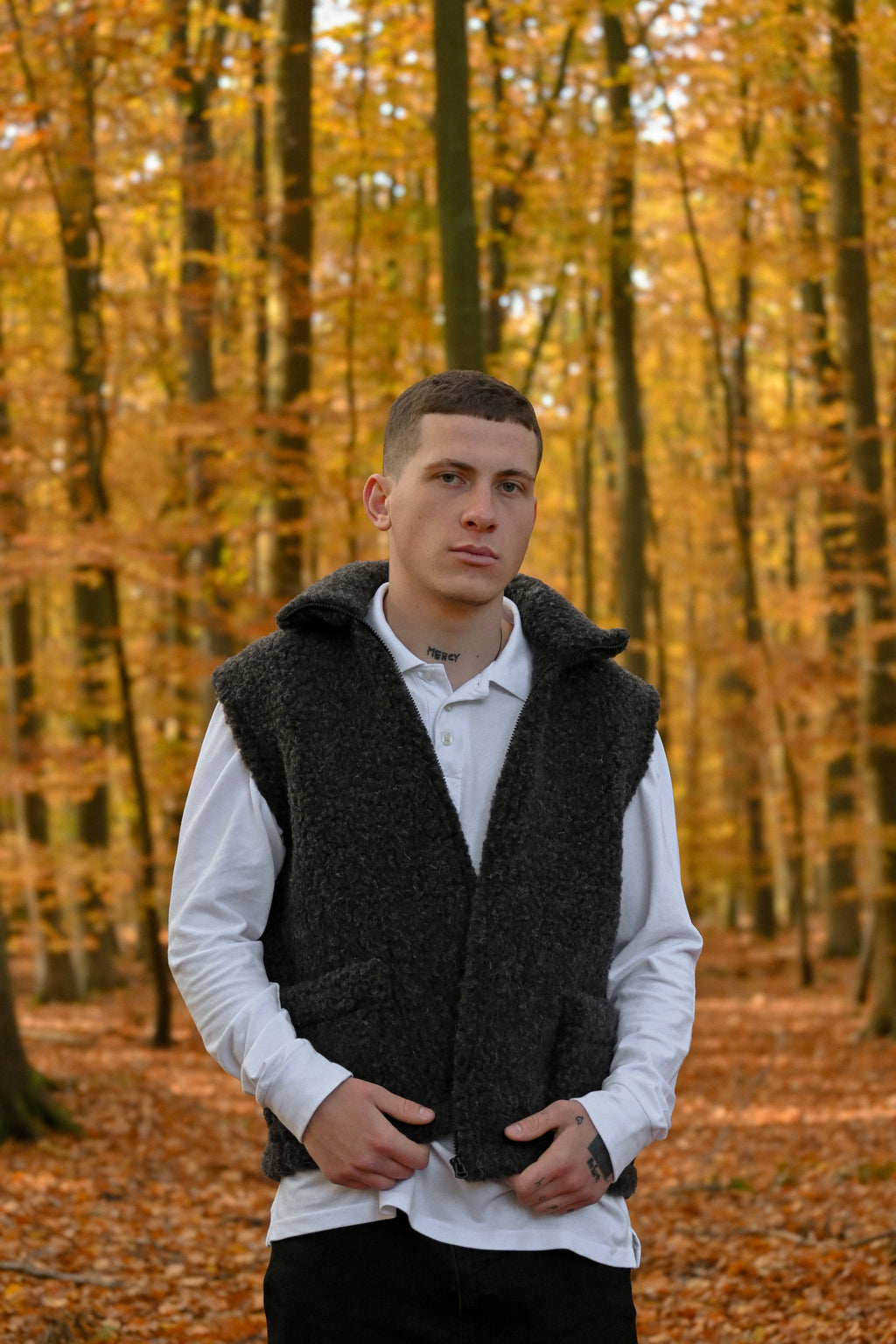 Kamizelka z naturalnej wełny