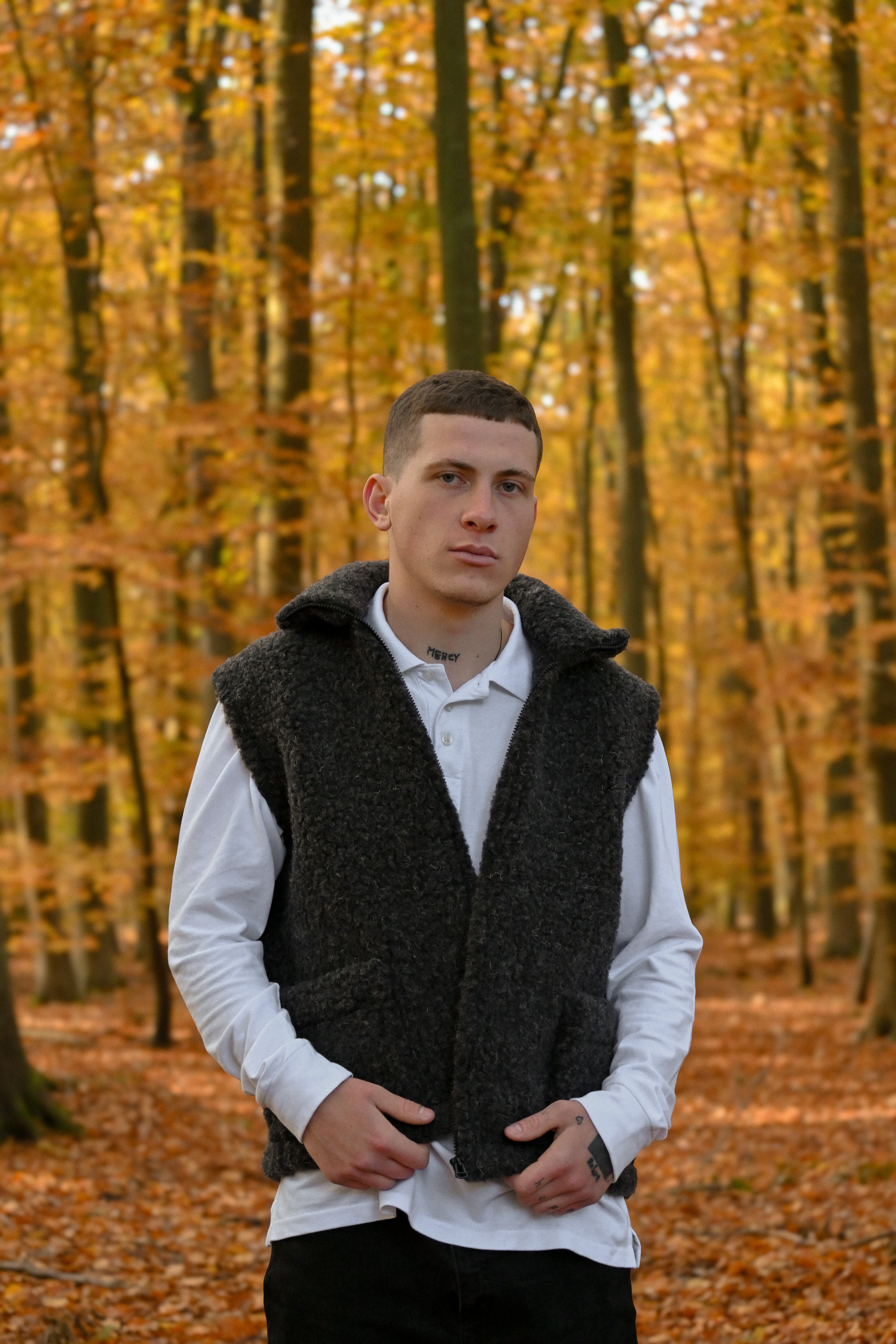 Kamizelka z naturalnej wełny