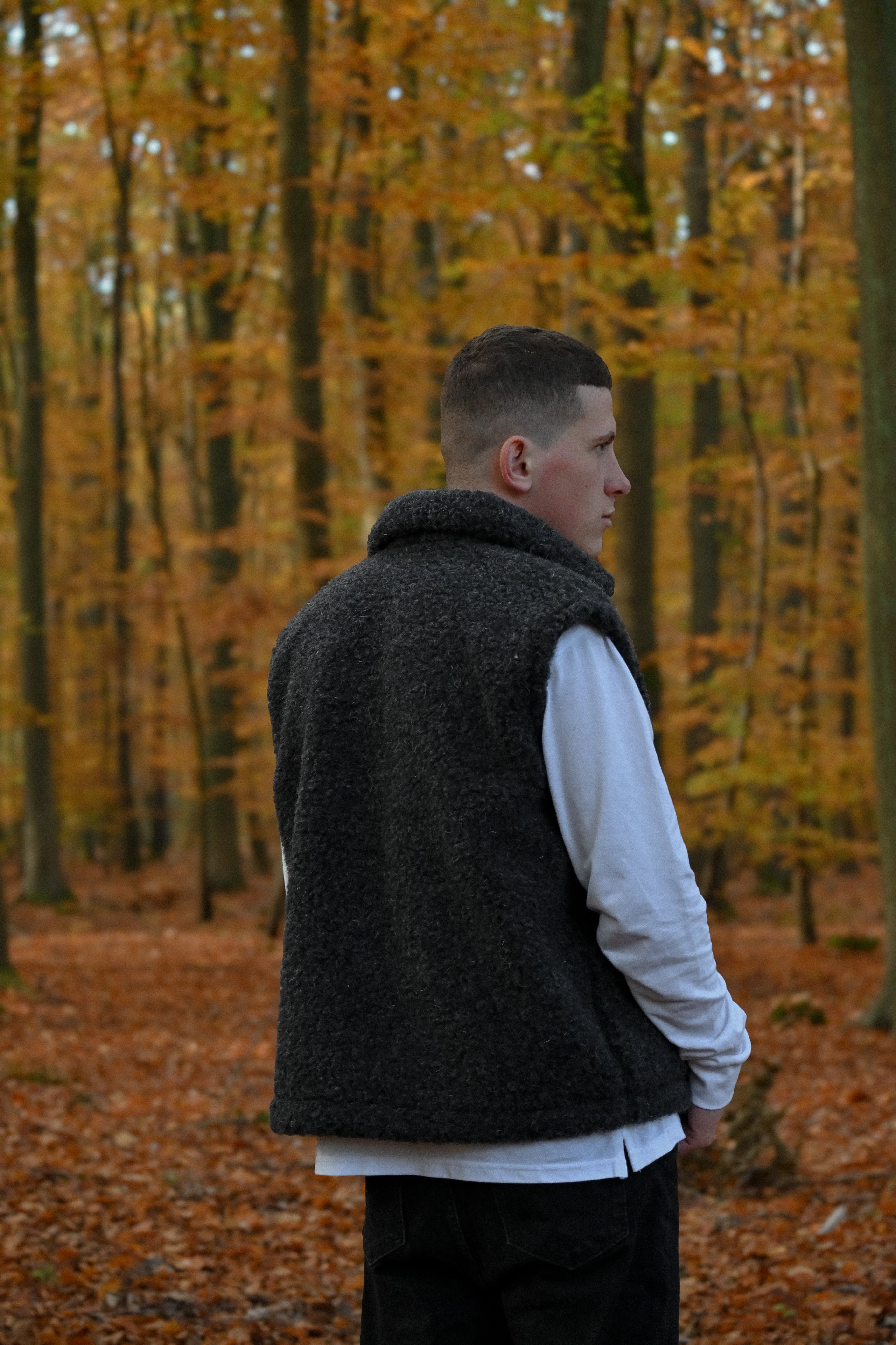 Kamizelka z naturalnej wełny