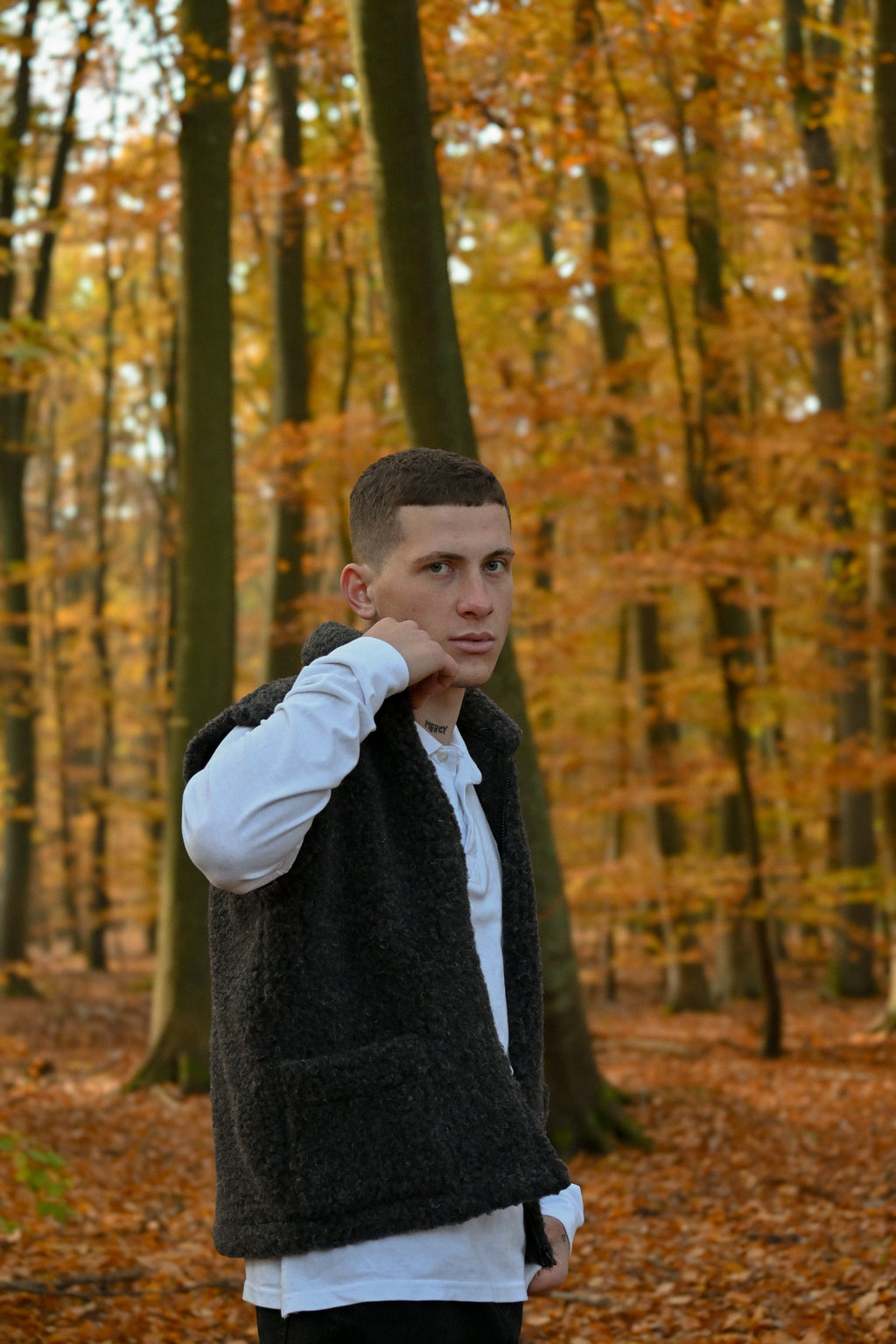 Kamizelka z naturalnej wełny