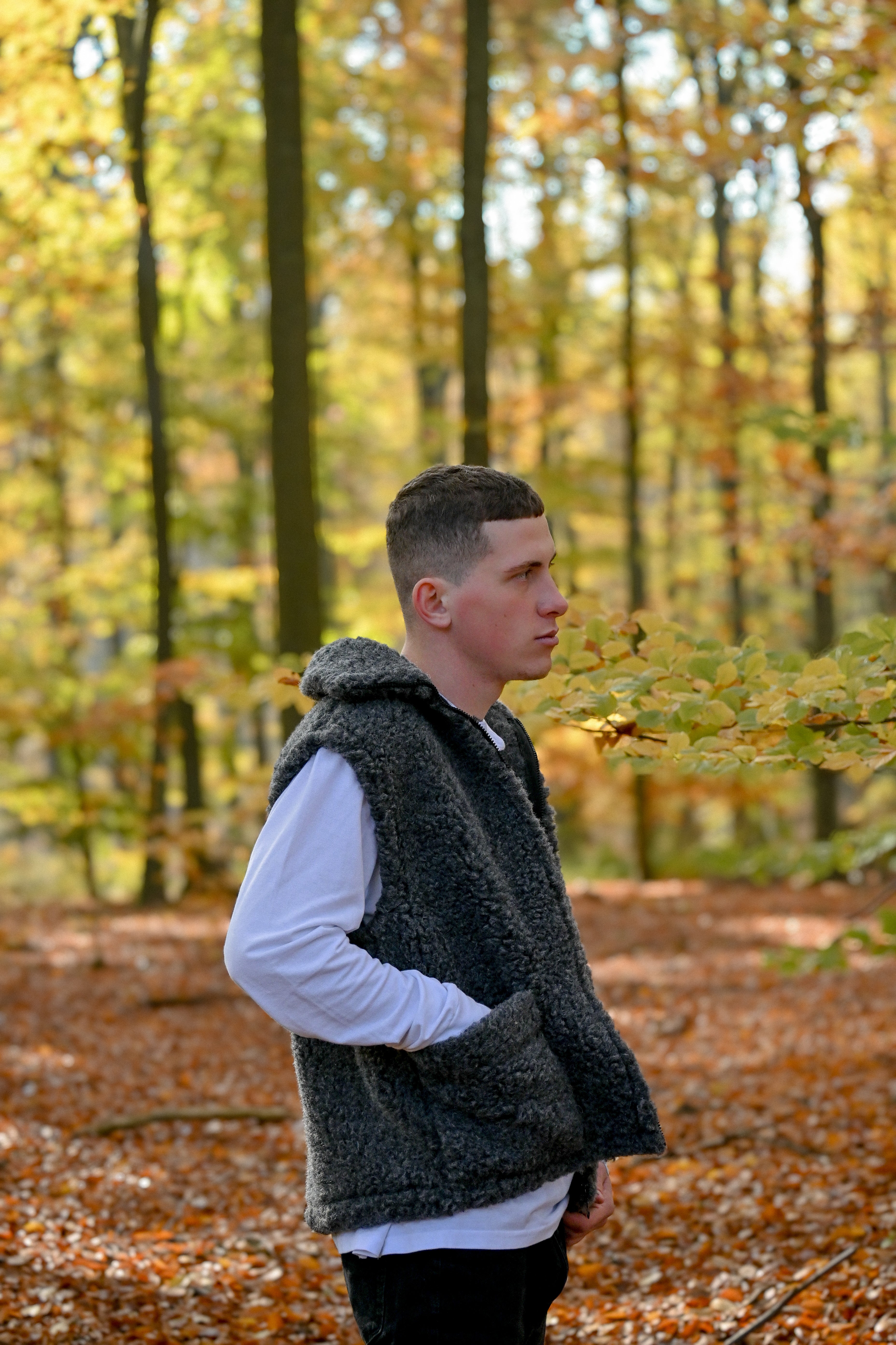 Kamizelka z naturalnej wełny