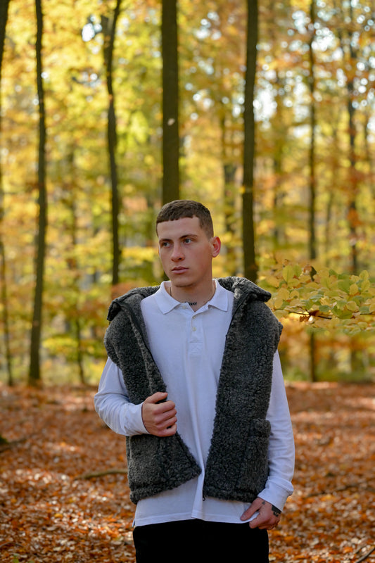 Kamizelka z naturalnej wełny