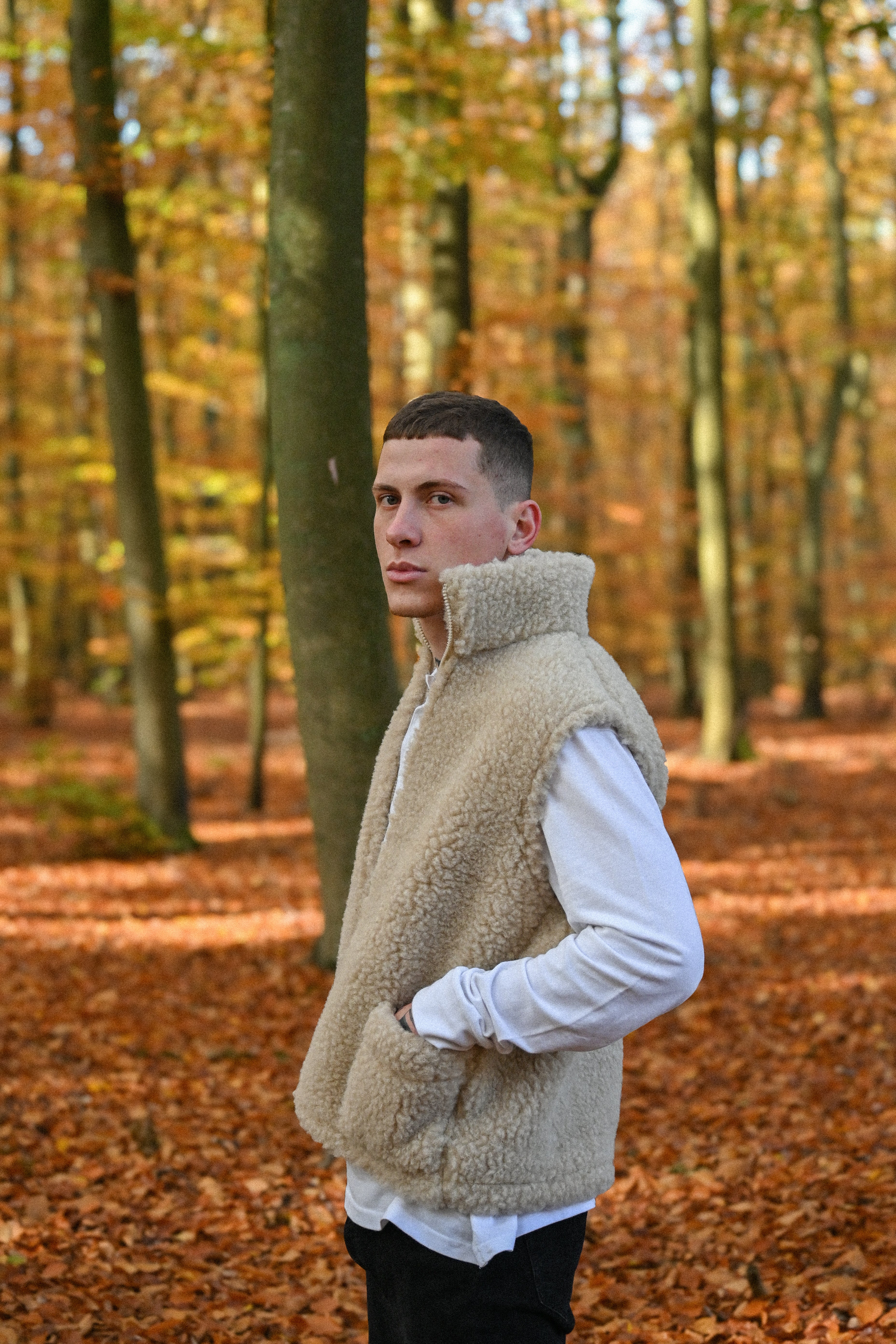 Kamizelka z naturalnej wełny