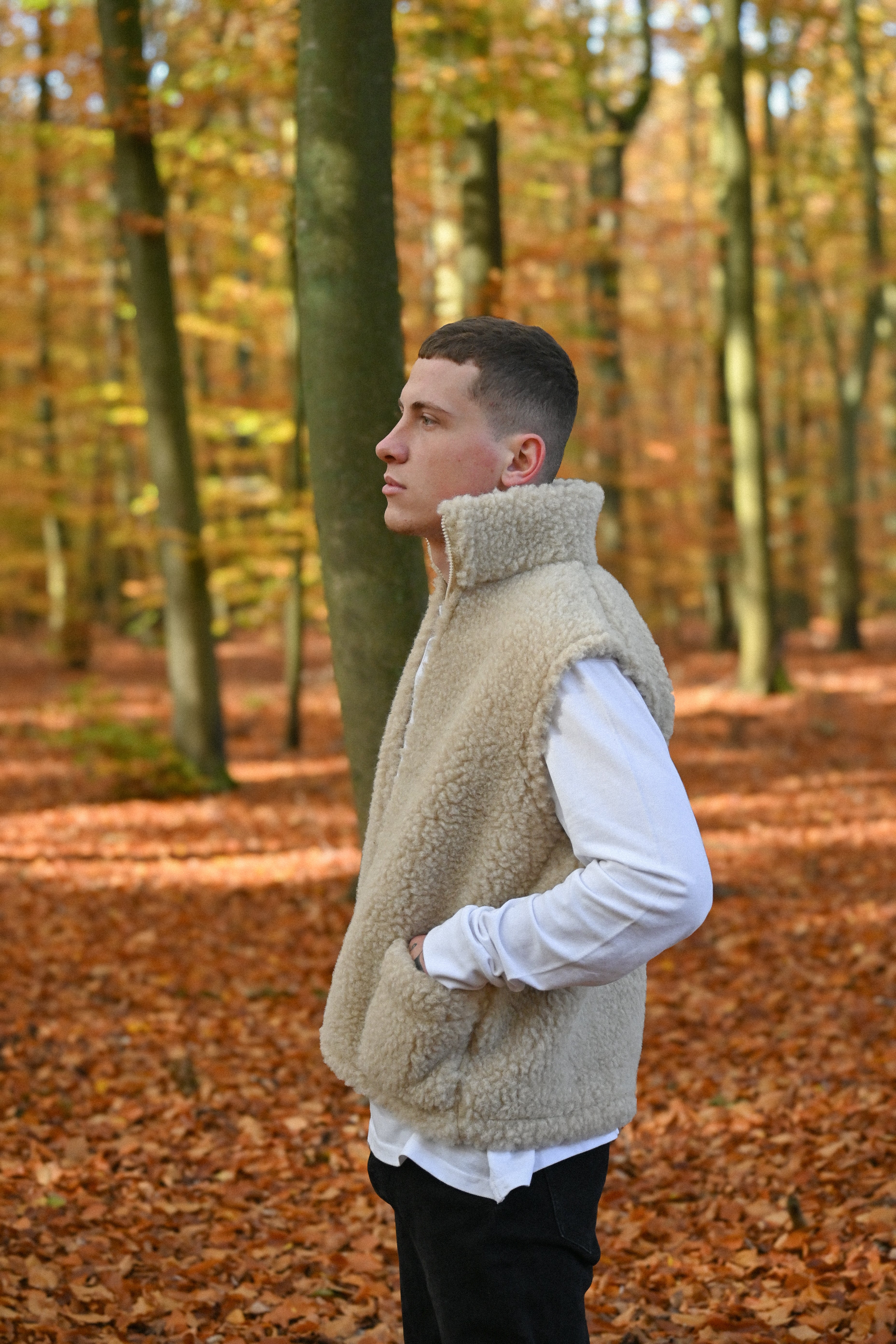 Kamizelka z naturalnej wełny