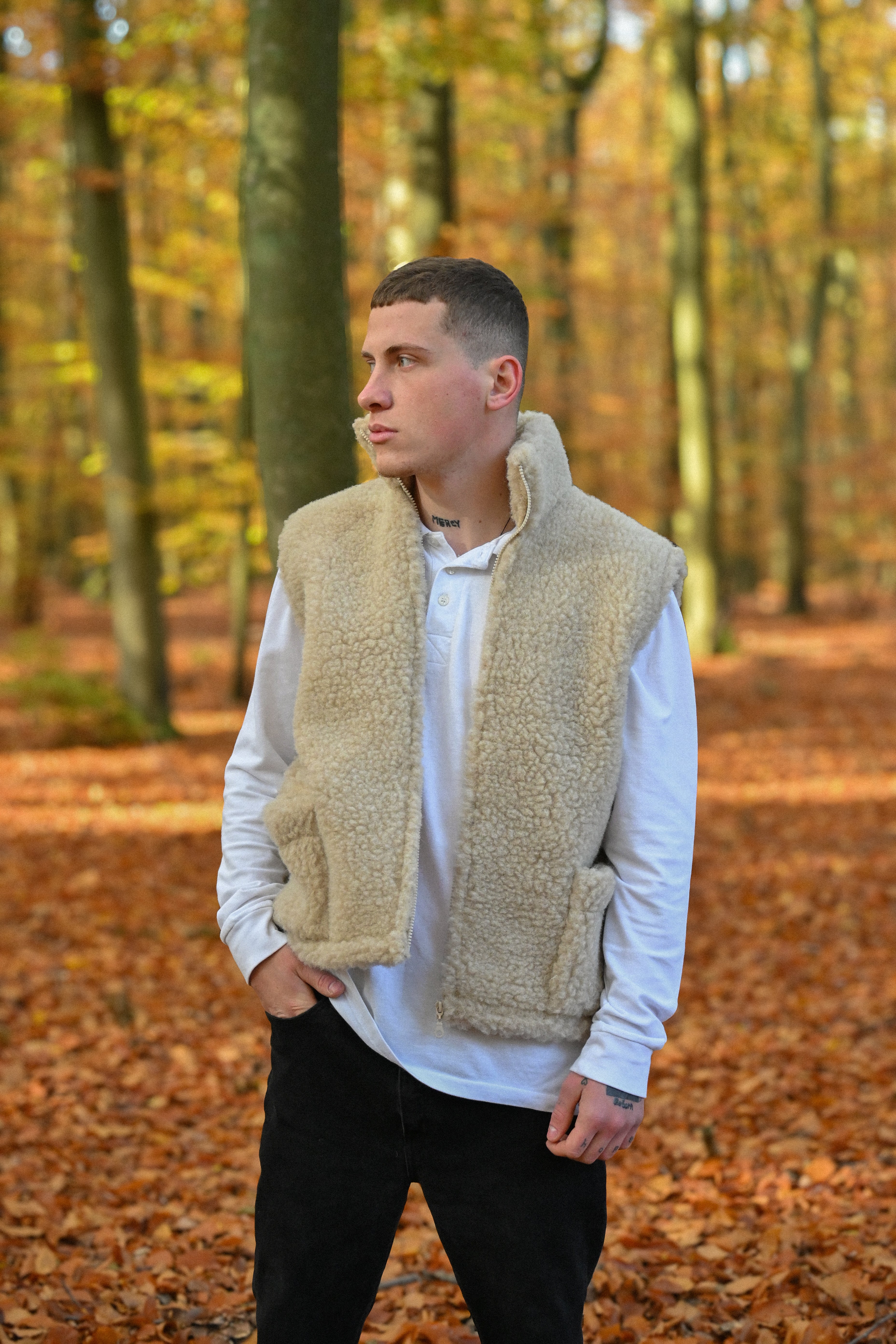 Kamizelka z naturalnej wełny