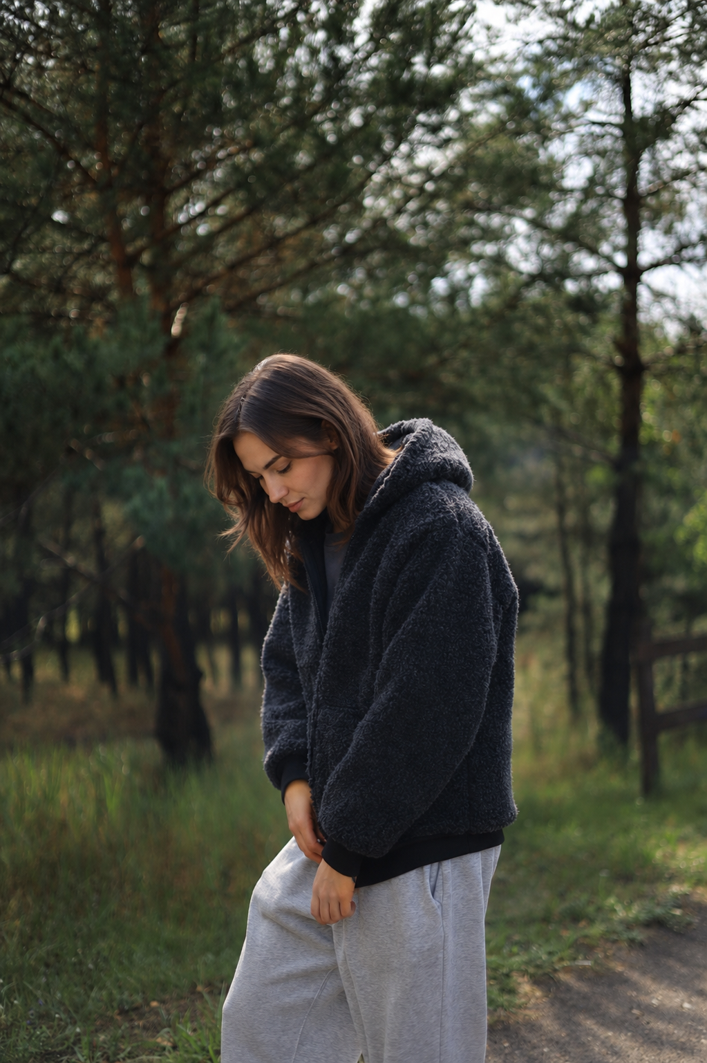 SHERPA – Women's Merino Wool Teddy Jacket – Black