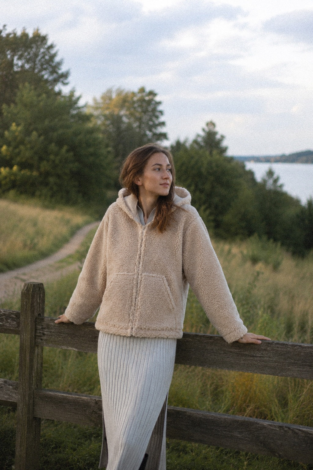 ALVA – Merino Wolljacke Beige