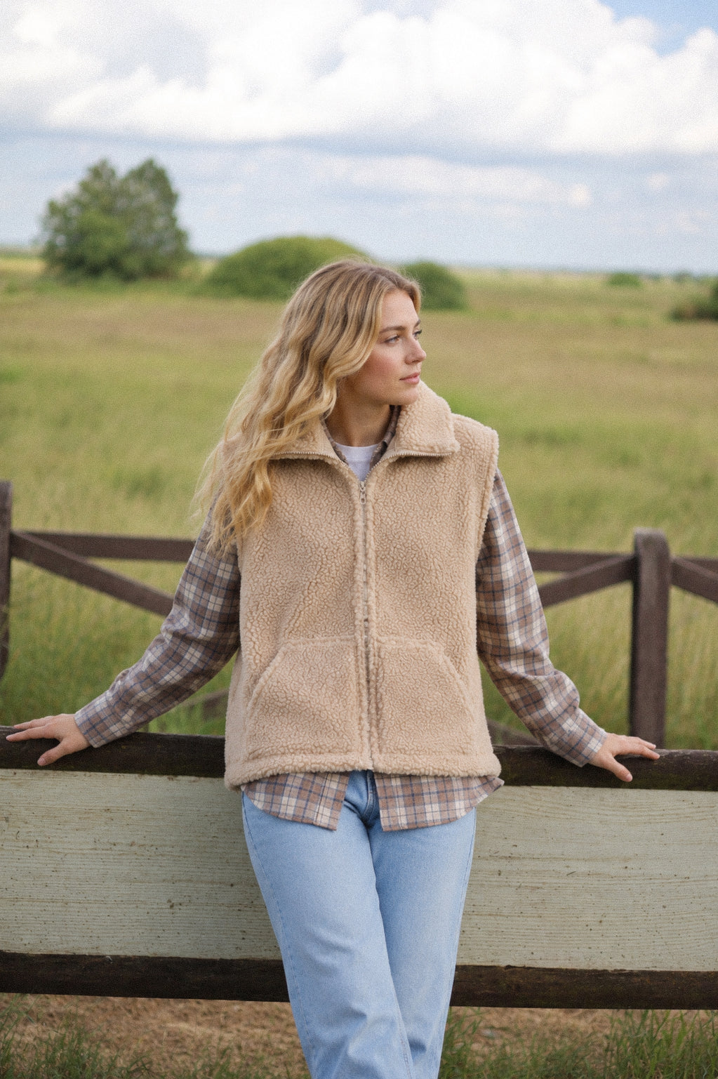 LINO – Merino Wollweste Beige