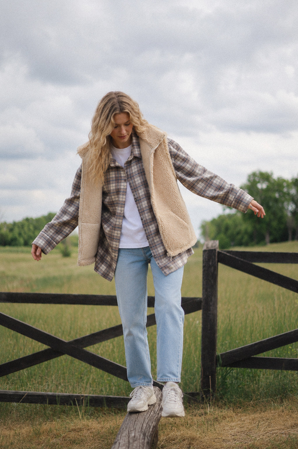 LINO – Merino Wollweste Beige