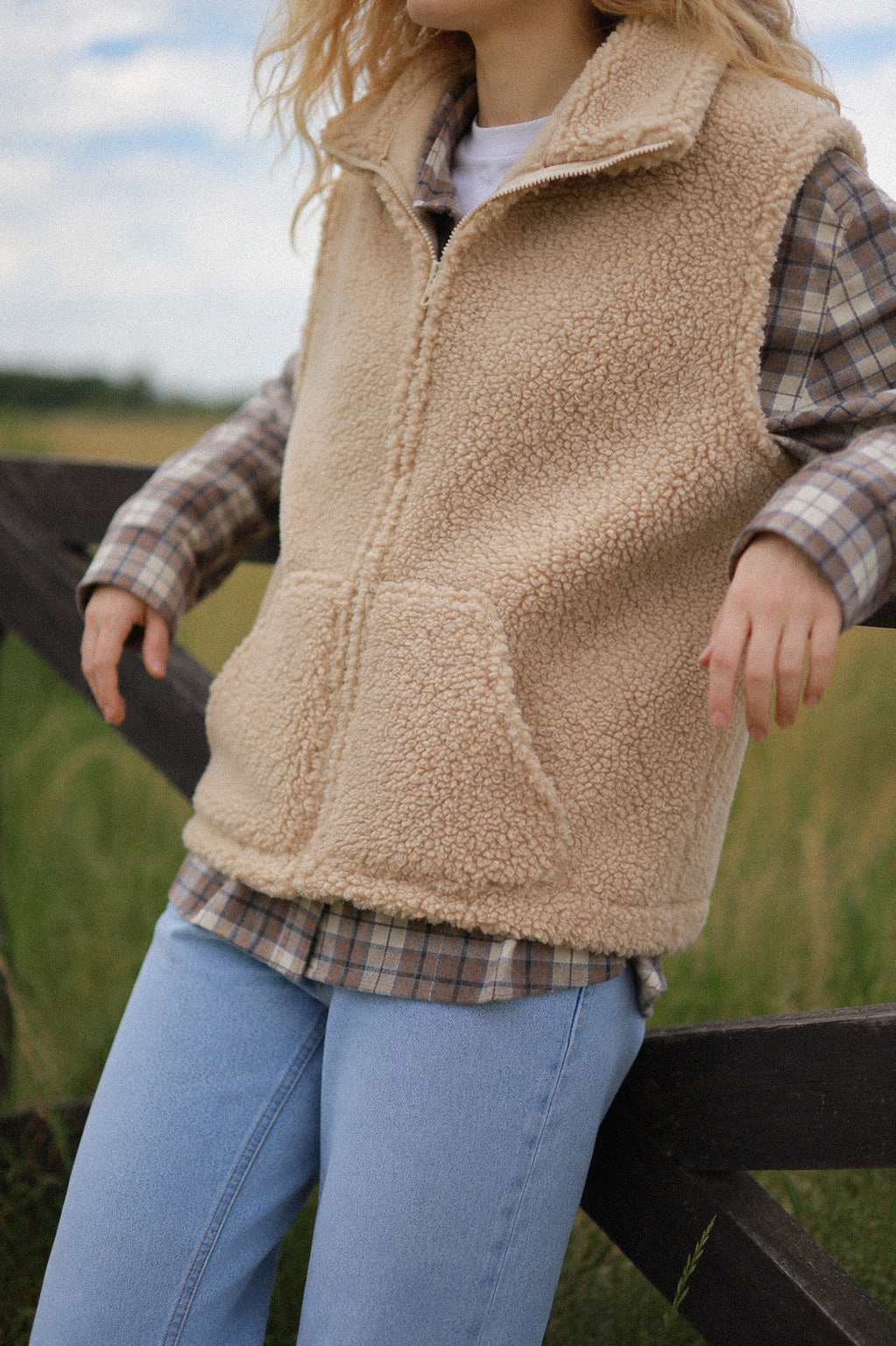 LINO – Merino Wollweste Beige