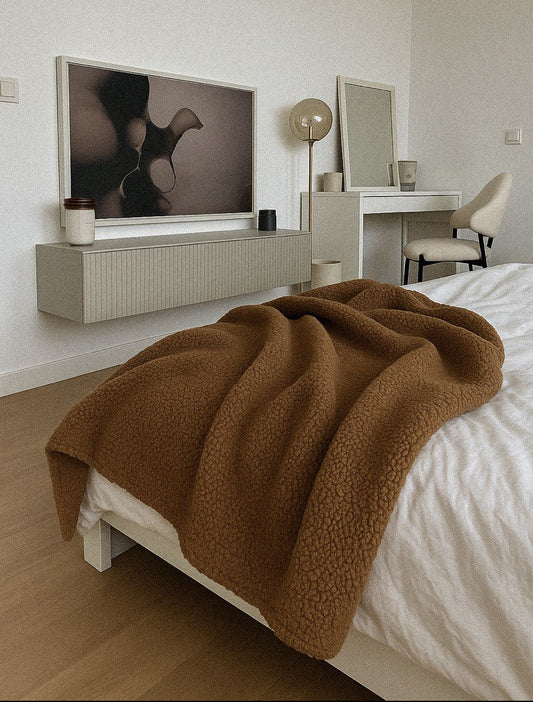 Koc wełniany - CAMEL